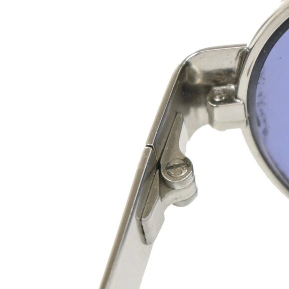 CHANEL CC Logo Sunglasses Eye Wear 06933 Metal Plastic Silver Blue Italy 63RF644 main image 8